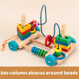 Wooden Bead Maze with Shape Sorter