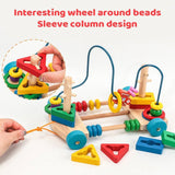 Wooden Bead Maze with Shape Sorter
