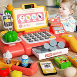 Cash Register Toys Shopping Intelligent Recognition Toy for kids - 37Pcs