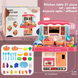 32 Piece DIY Kitchen play house for Girls - KidoKraze
