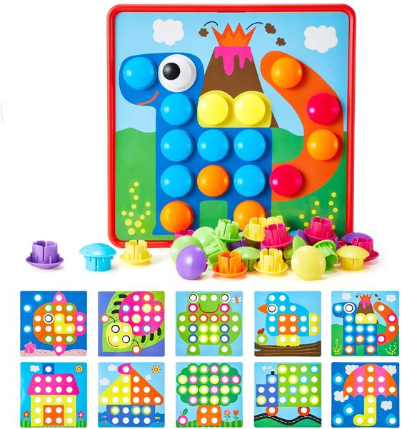 3D Button Art Toys - KidoKraze