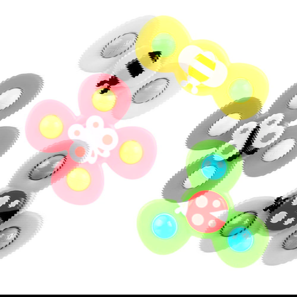 3PCS Suction Cup Spinner Toy For Kids - KidoKraze