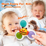 3PCS Suction Cup Spinner Toy For Kids - KidoKraze
