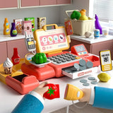 Cash Register Toys Shopping Intelligent Recognition Toy for kids - 37Pcs