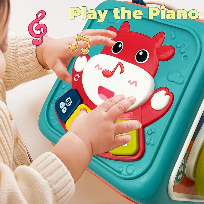 Activity Cube Box 6 in 1 For Toddlers - KidoKraze