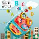 Activity Cube Box 6 in 1 For Toddlers - KidoKraze