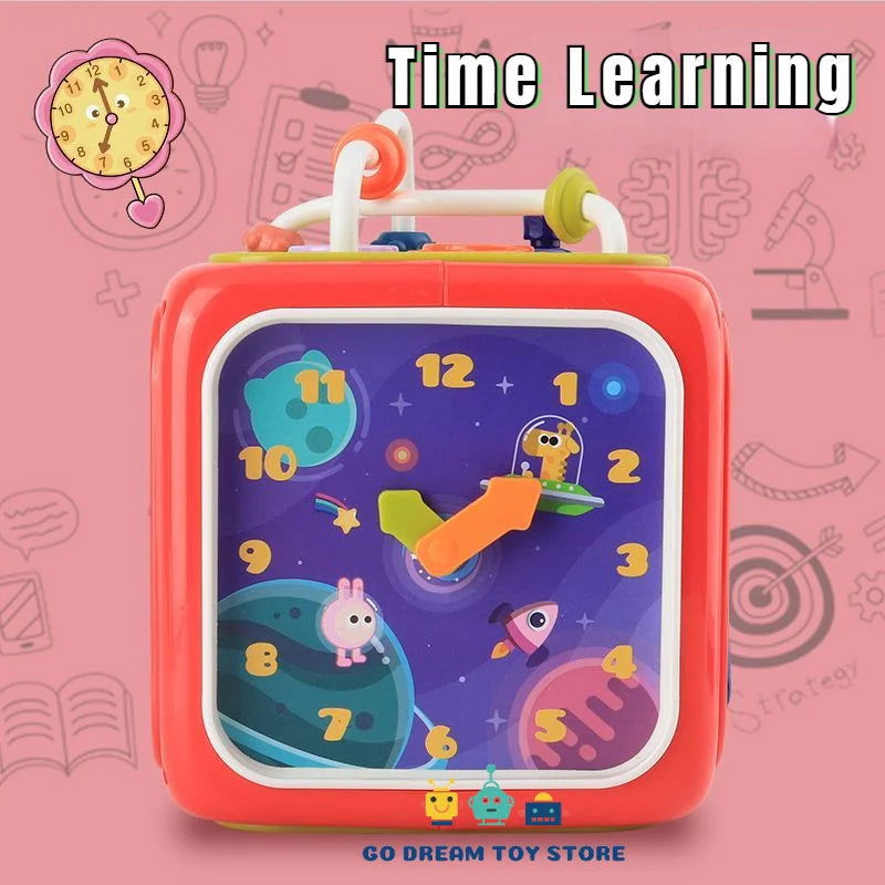 Activity Cube Box 6 in 1 For Toddlers - KidoKraze