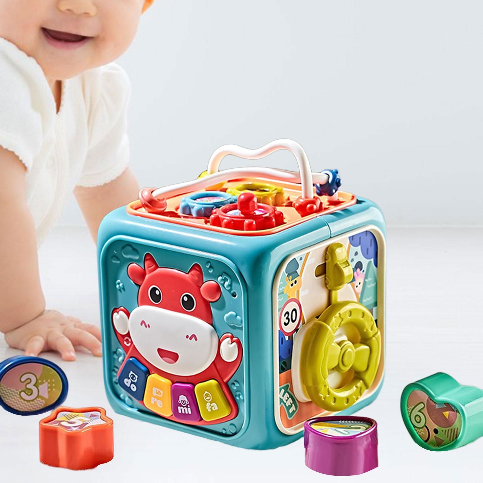 Activity Cube Box 6 in 1 For Toddlers - KidoKraze