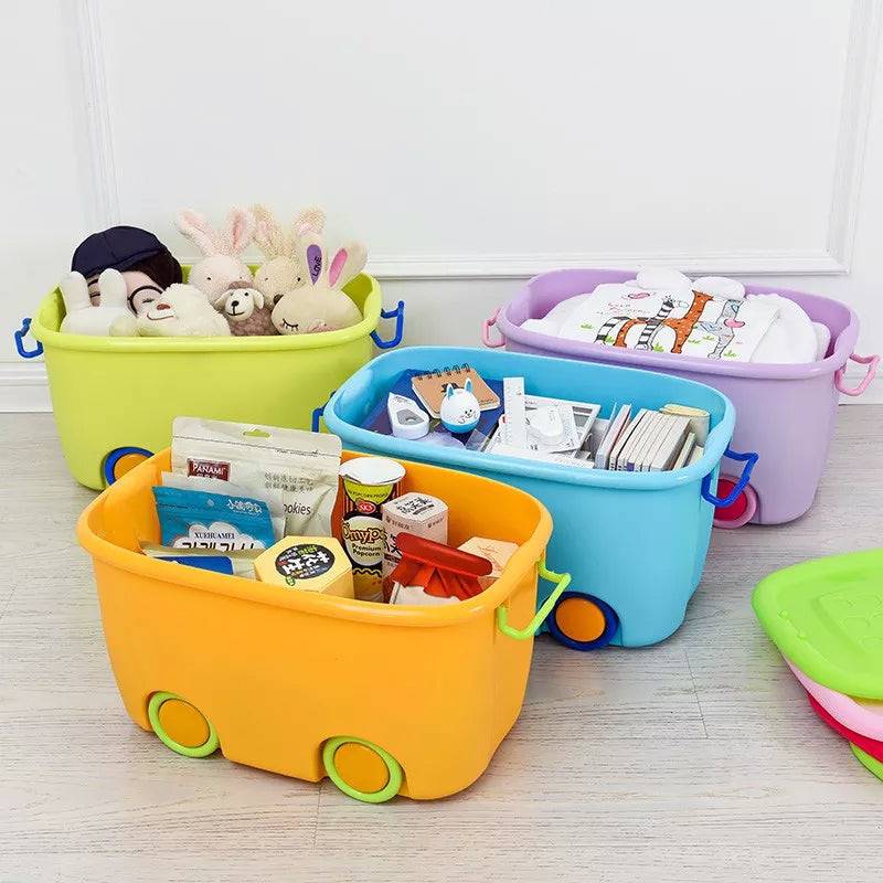 Aqua Multi-Purpose Plastic Extra Large Storage Container Box - KidoKraze