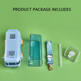 BUS SHAPE WATER BOTTLE WITH STRAP - KidoKraze