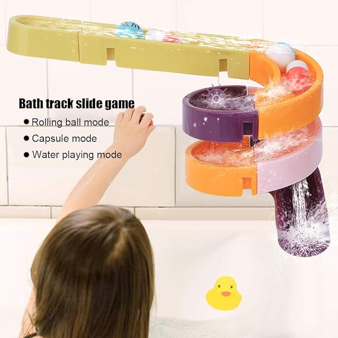 Baby Bath Track Toy with Duck & Balls - KidoKraze