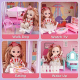Beautiful Doll Villa Set 81 Pc for Girls - KidoKraze