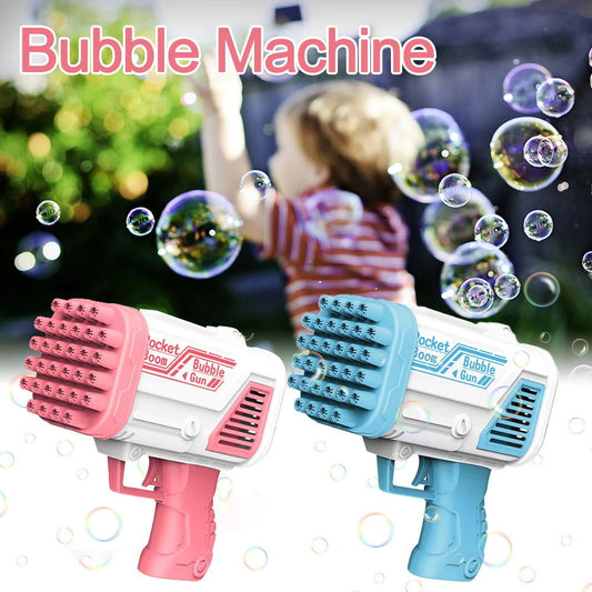 Bubble Machine Gun 32Holes Blaster For Kids - KidoKraze