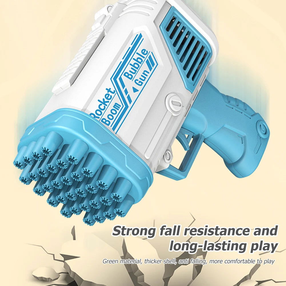 Bubble Machine Gun 32Holes Blaster For Kids - KidoKraze
