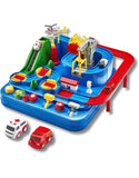 Car Adventure Race & Rescue Track With Magnetic Cars - KidoKraze