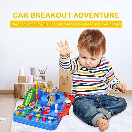 Car Adventure Race & Rescue Track With Magnetic Cars - KidoKraze