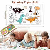 Children's Coloring Drawing Roll Sticker - KidoKraze