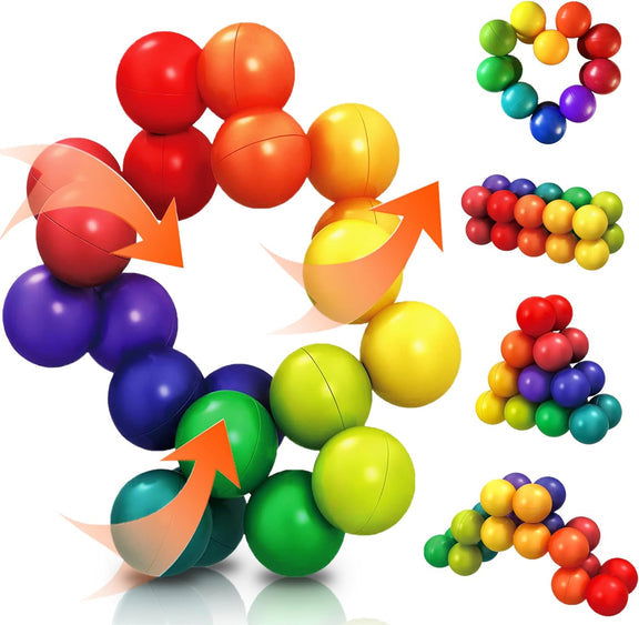 Colorful Learning Sensory Grapes Rotating Puzzle Ball - KidoKraze