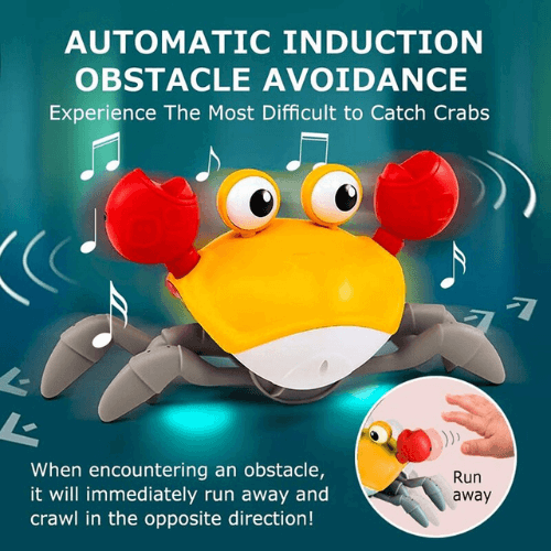 Crawling Crab Musical Toy with Infrared Sensors - KidoKraze