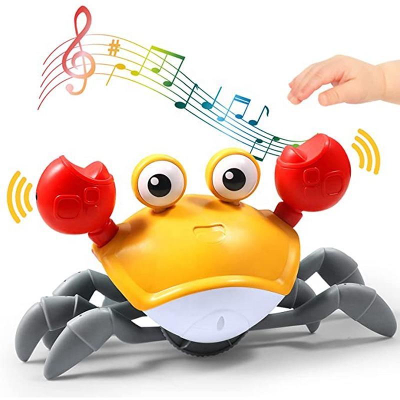 Crawling Crab Musical Toy with Infrared Sensors - KidoKraze