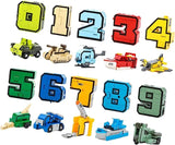 Digital Deformation Robot Toy 0 to 9 Complete Set - KidoKraze