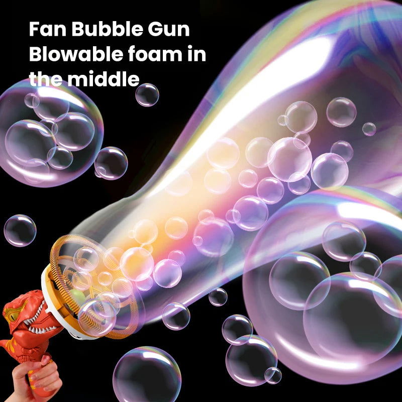 Dinosaur Bubble Blower Machine Gun - KidoKraze