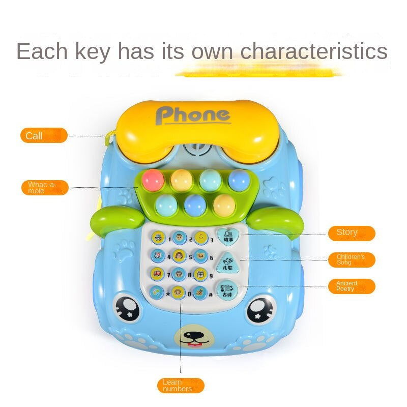Early Education Musical Telephone Multifunctional Toy - KidoKraze