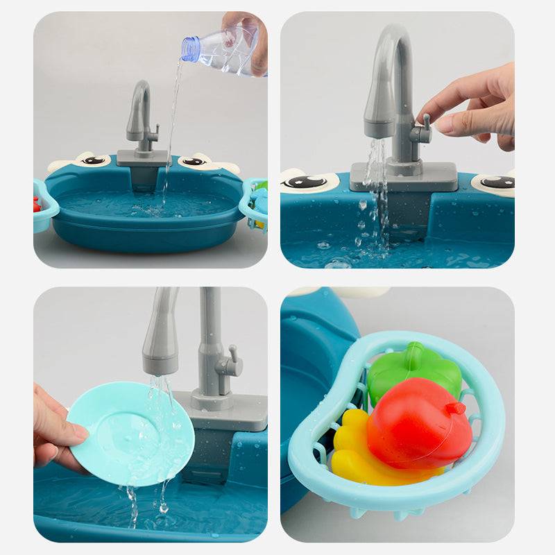 Electric Dishwasher Kitchen Sink Toy - KidoKraze