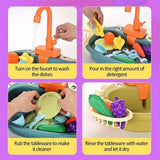 Electric Dishwasher Kitchen Sink Toy - KidoKraze