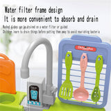 Electric Dishwasher Sink Kitchen Set For Kids - KidoKraze