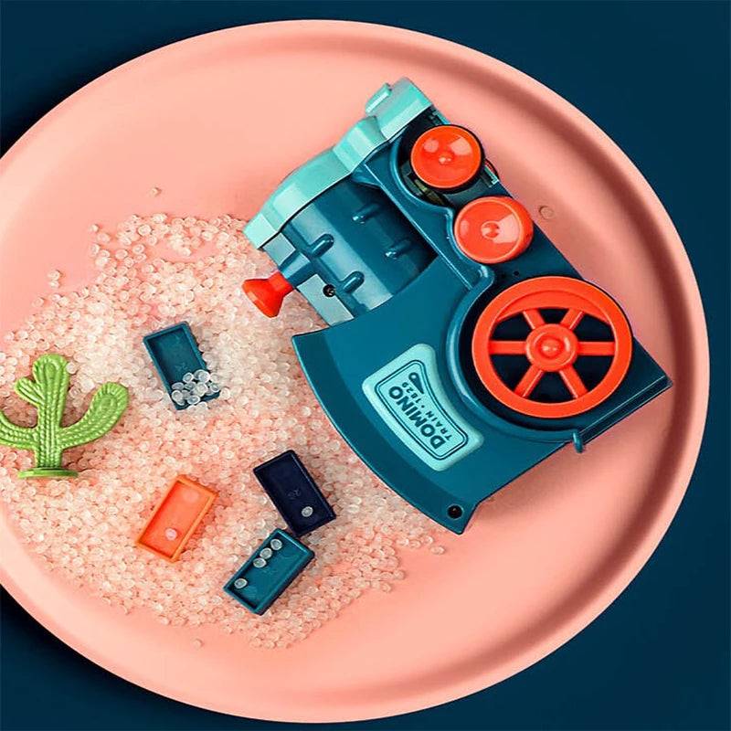 Electric Domino Train Set Automatic Laying Dominoes Brick Blocks - KidoKraze
