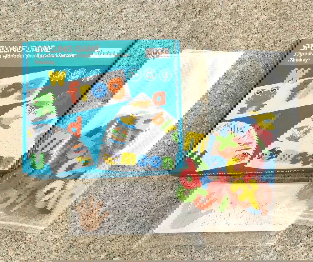 Engaging Kids Wooden Alphabet Spelling Game - KidoKraze