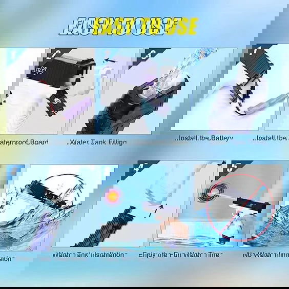 Glock Rechargeable Water pastoll Toy - KidoKraze