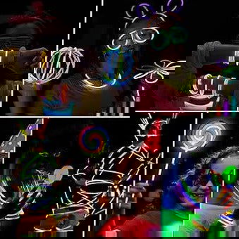 Glowing Costume Set (136 Pieces) - KidoKraze