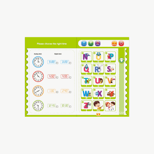 Interactive Learning English Musical Book for Kids - Fun & Educational - KidoKraze