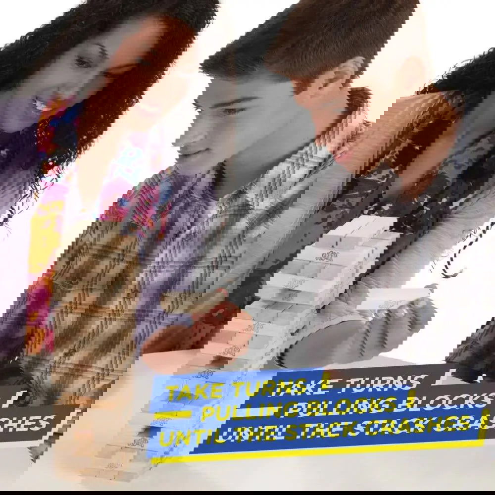 Jenga Classic Game with hardwood Blocks - KidoKraze