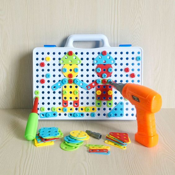 KIDS POWER TOOLS WITH SCREWDRIVER TOY - KidoKraze