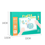 Kids Finger Painting Doodle Coloring Book - KidoKraze