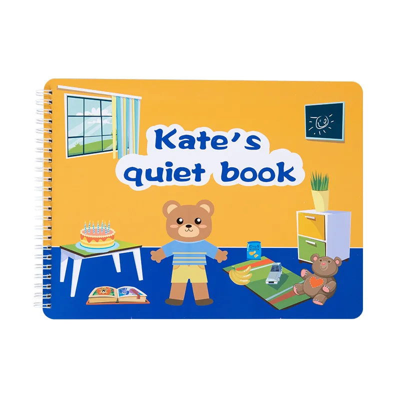 Montessori Kate's Quiet Book For Kid - KidoKraze