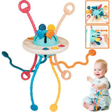 Montessori Sensory Pull String Toy - KidoKraze