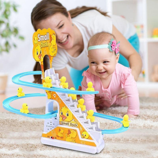 Musical Duck Track Set Toy for Babies - Light-Up Learning Fun - KidoKraze
