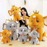 Plush Elephant Stuff Toy For Kids - KidoKraze