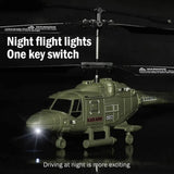 RC Military Flying Helicopter With Infrared Light - KidoKraze