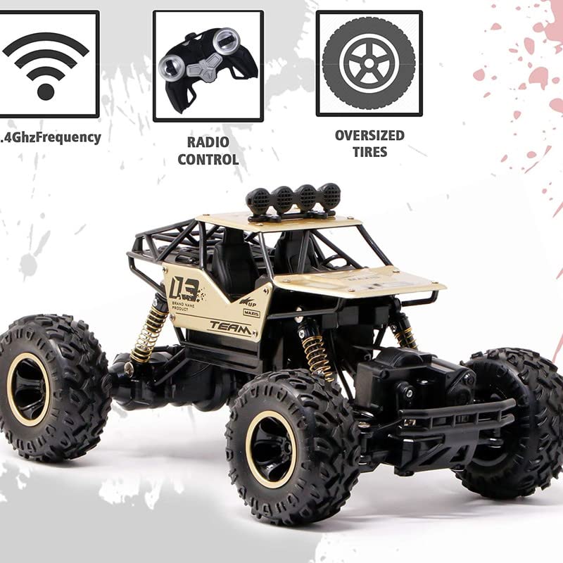 Rock Crawler Alloy OFF Road Remote Control Jeep - KidoKraze