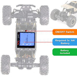 Rock Crawler Alloy OFF Road Remote Control Jeep - KidoKraze