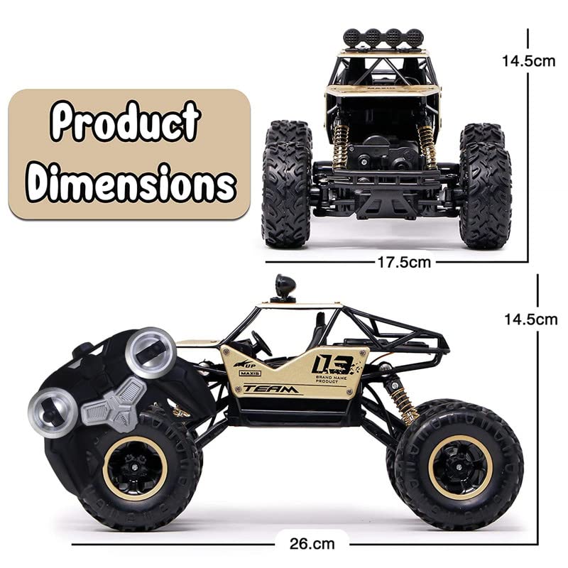 Rock Crawler Alloy OFF Road Remote Control Jeep - KidoKraze