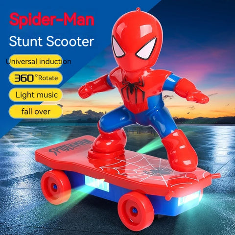 Spiderman Stunt Skateboard Toy