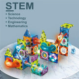 STEM Light Magnetic Blocks 49pcs Learning Toy For Kids - KidoKraze