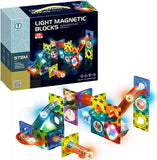 STEM Light Magnetic Blocks 49pcs Learning Toy For Kids - KidoKraze