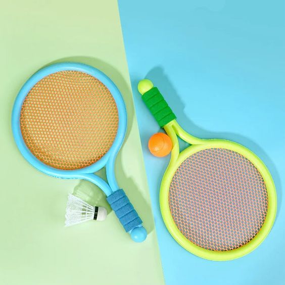 Soft Tennis Badminton Racket Set For Kids - KidoKraze